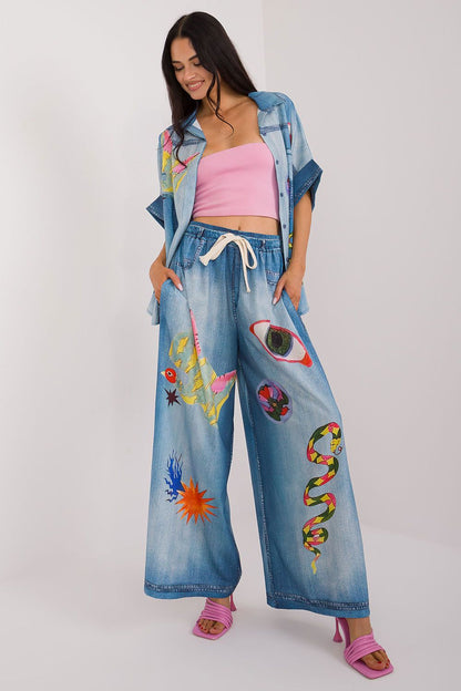 Pantalon femme model 198389 Italy Moda