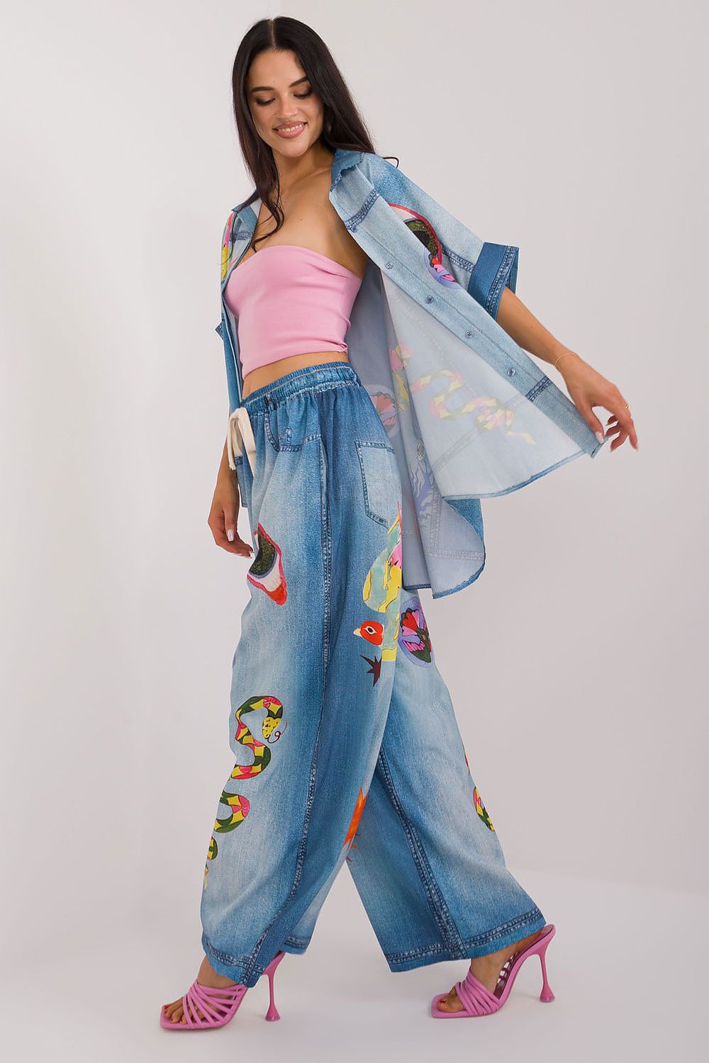 Pantalon femme model 198389 Italy Moda