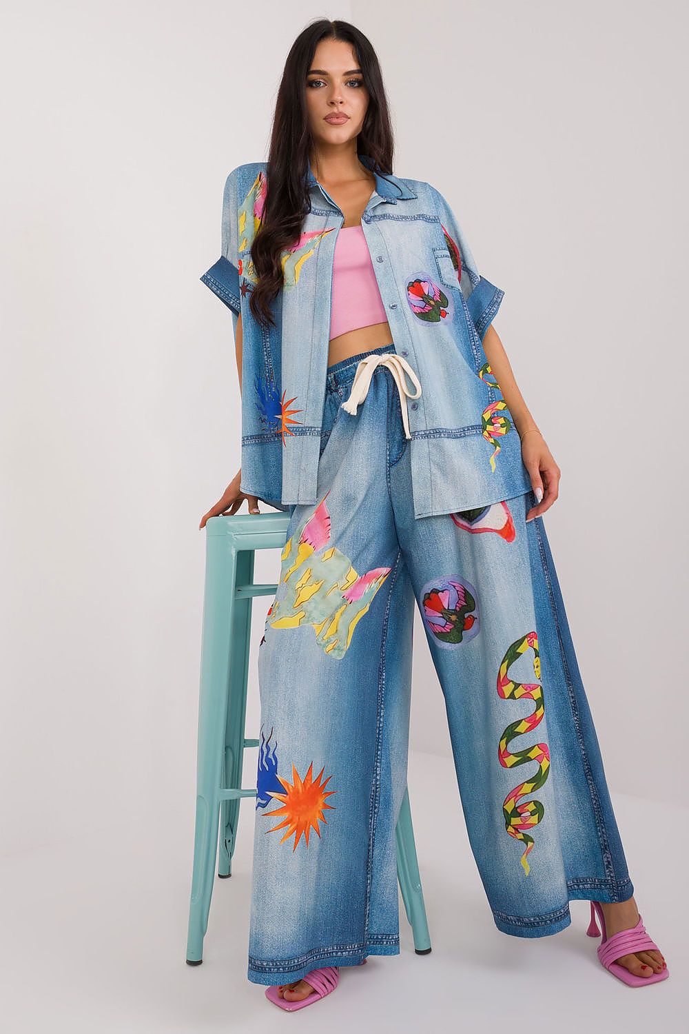 Pantalon femme model 198389 Italy Moda
