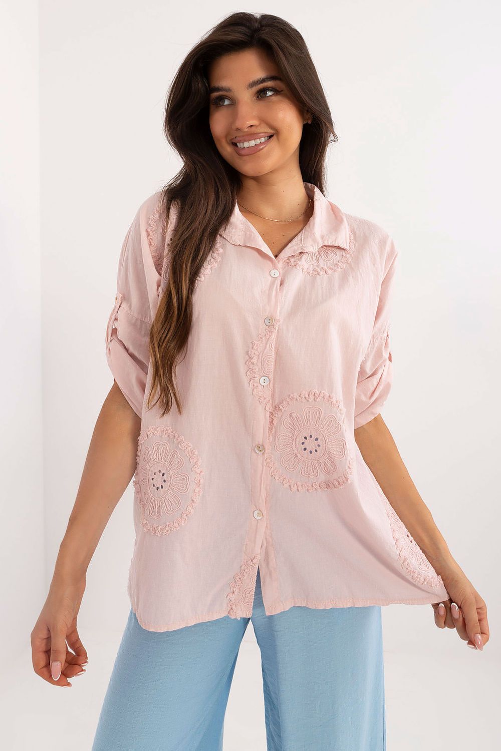 Chemise model 198940 Italy Moda