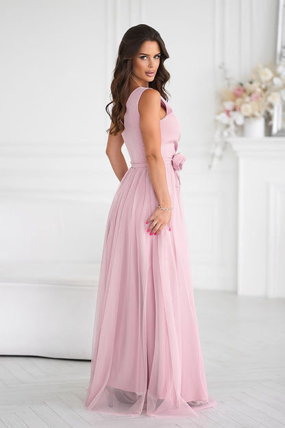 Robe longue model 199329 Bicotone