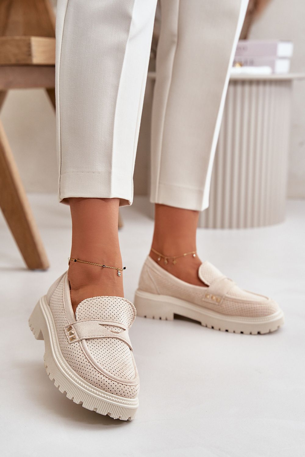 Moccasins model 199586 Step in style