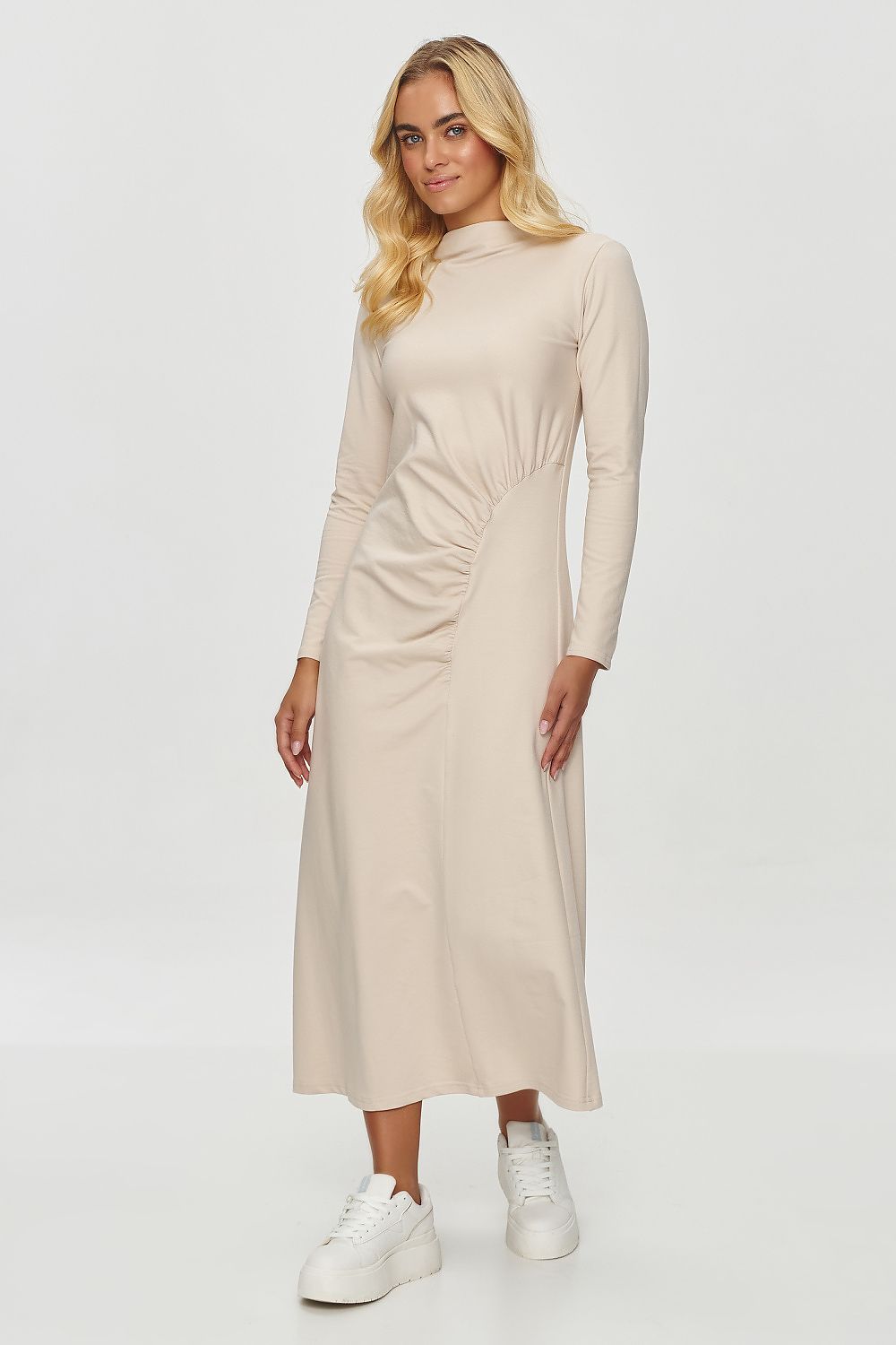 Robe de jour model 200047 Makadamia