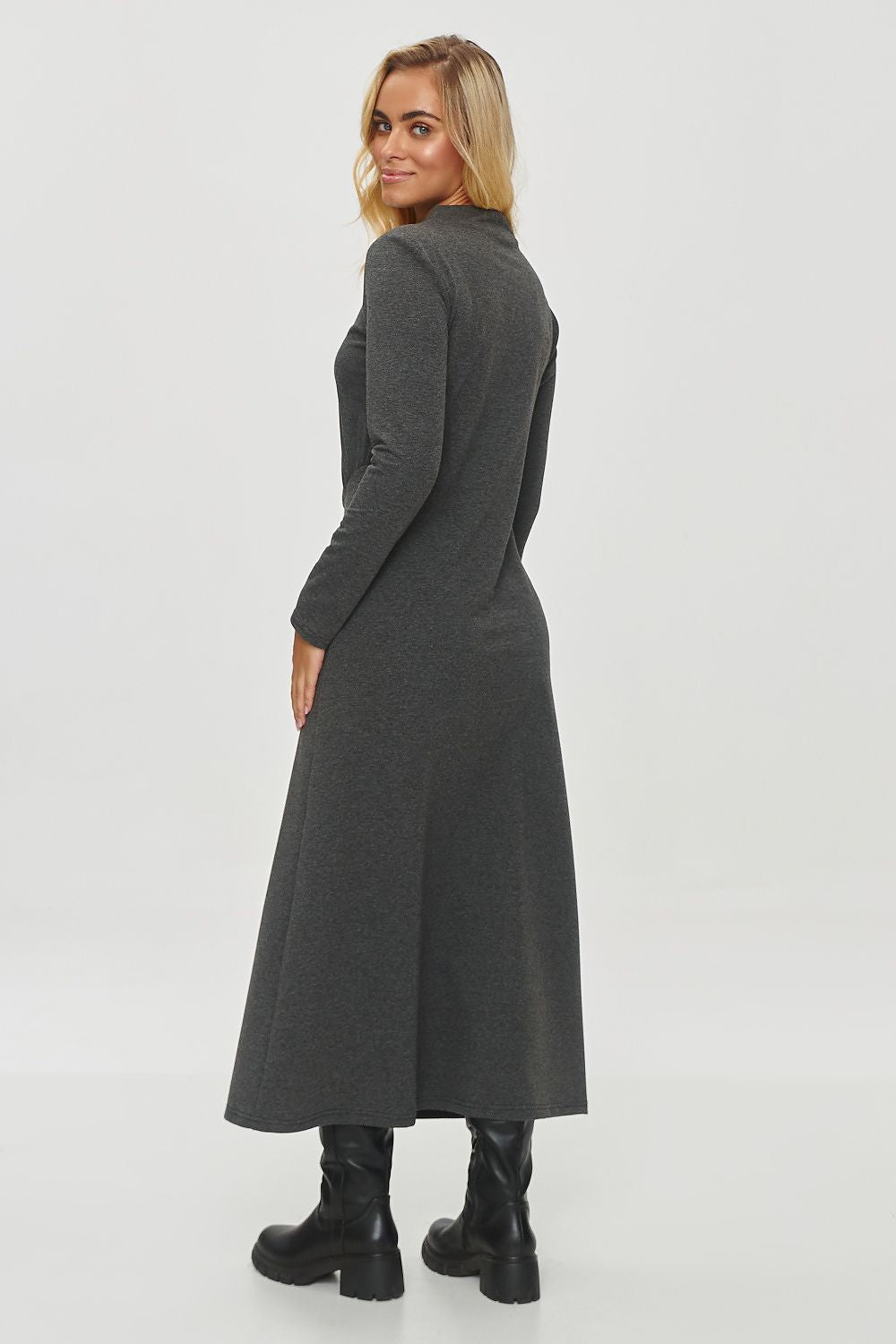Robe de jour model 200048 Makadamia