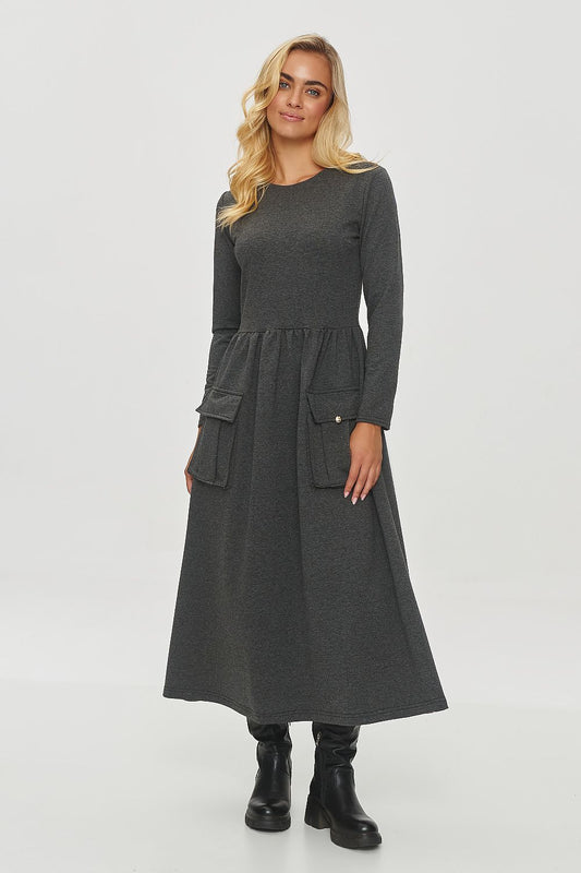 Robe de jour model 200060 Makadamia