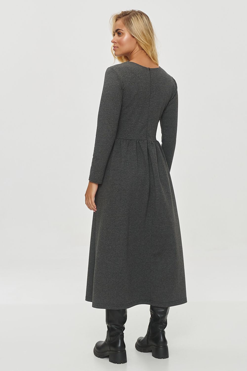 Robe de jour model 200060 Makadamia