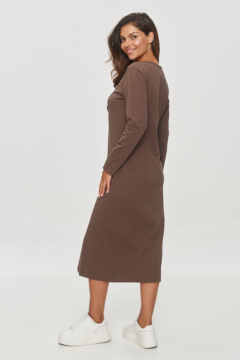 Robe de jour model 200063 Makadamia