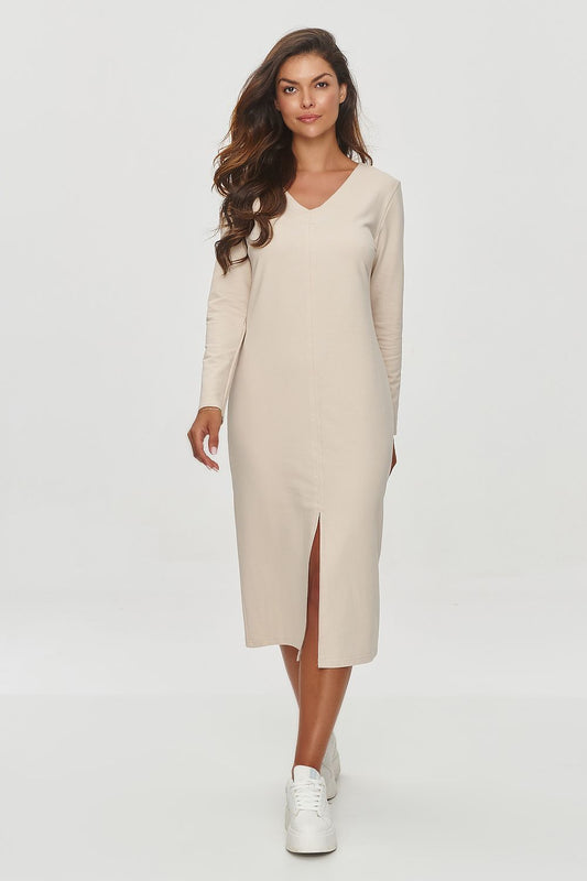 Robe de jour model 200064 Makadamia
