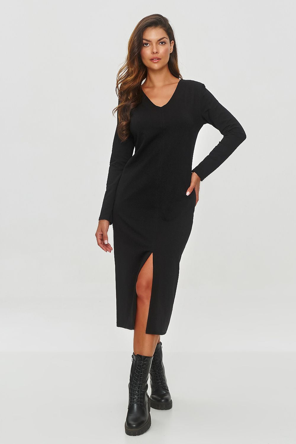 Robe de jour model 200065 Makadamia