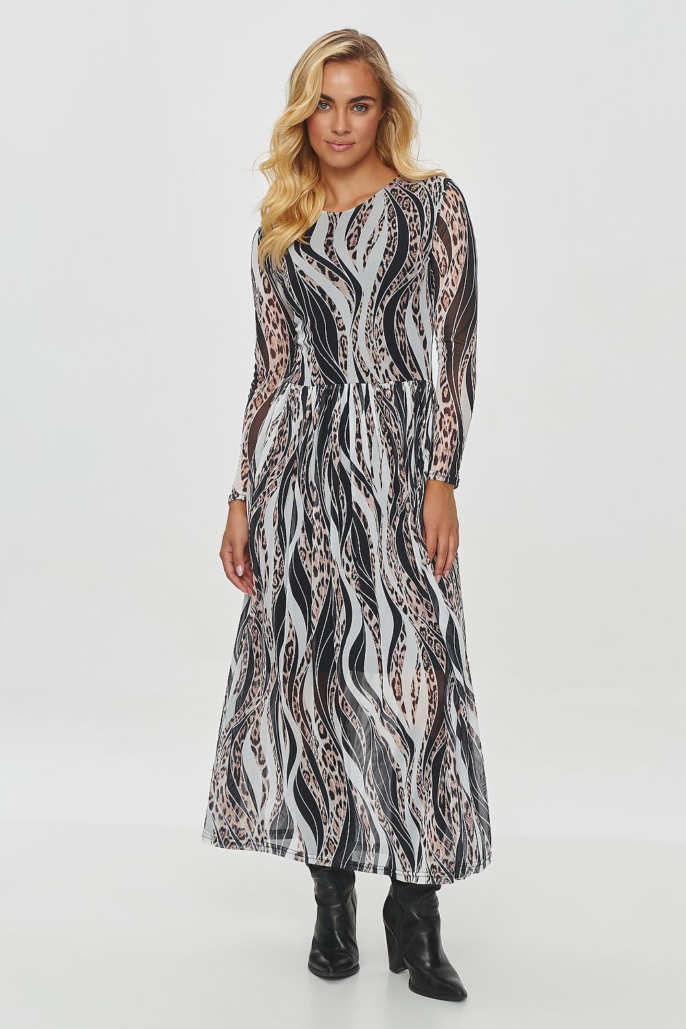 Robe de jour model 200077 Makadamia