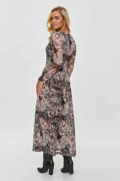Robe de jour model 200081 Makadamia