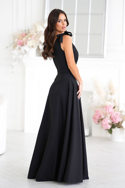 Robe longue model 202376 Bicotone