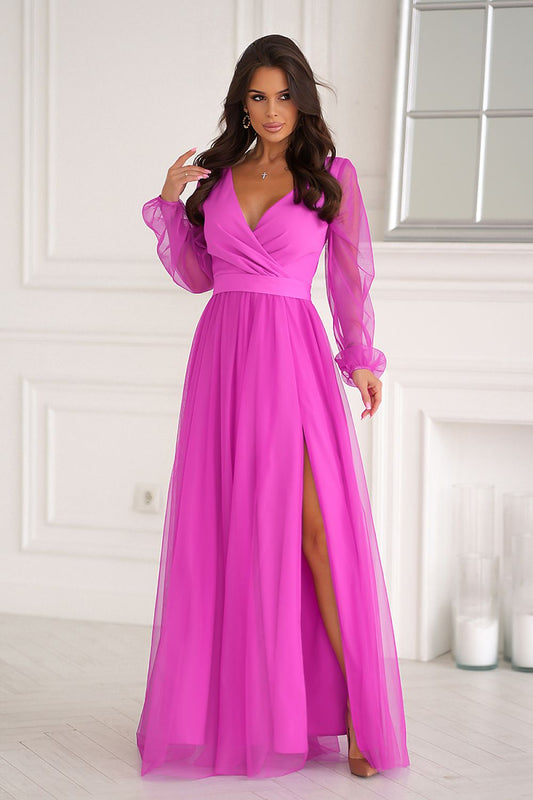 Robe longue model 202459 Bicotone