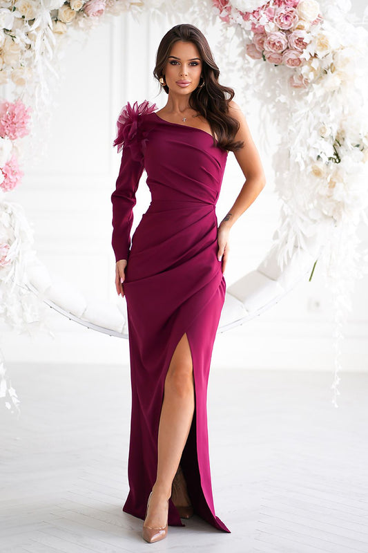 Robe longue model 203646 Bicotone