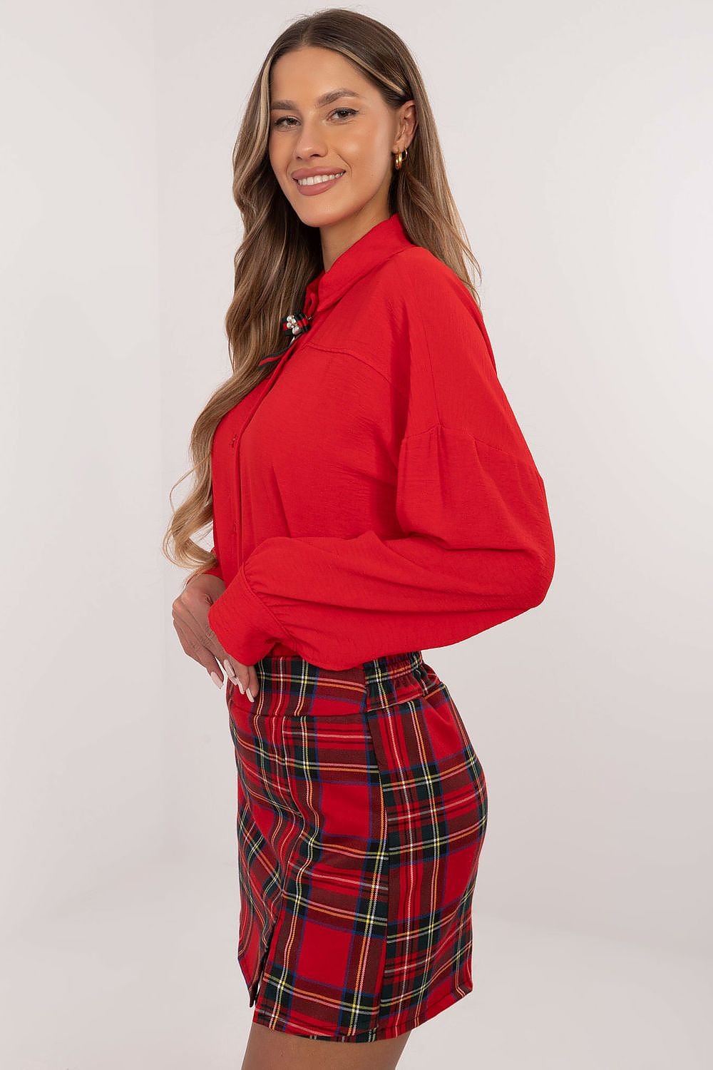 Chemise manche longue model 203729 Italy Moda