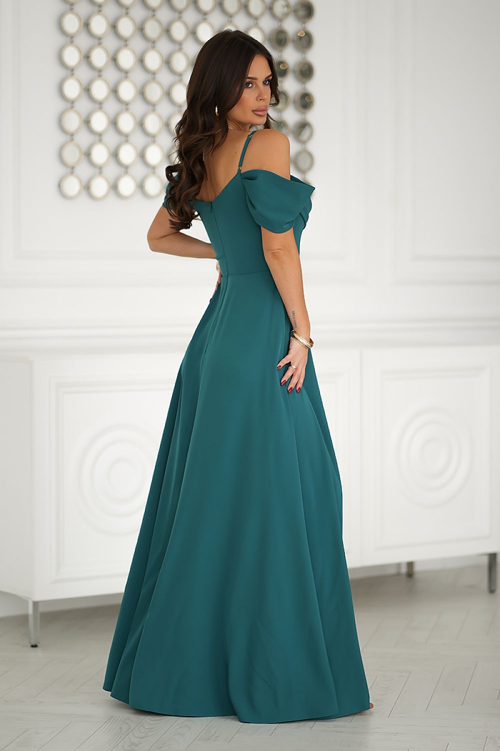 Robe longue model 203761 Bicotone