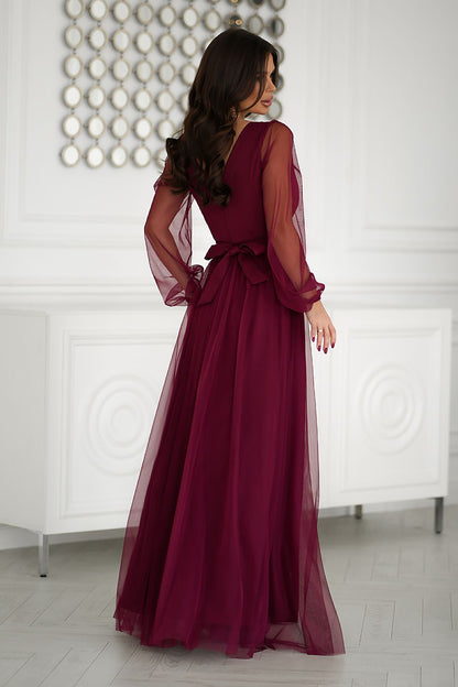 Robe longue model 203762 Bicotone