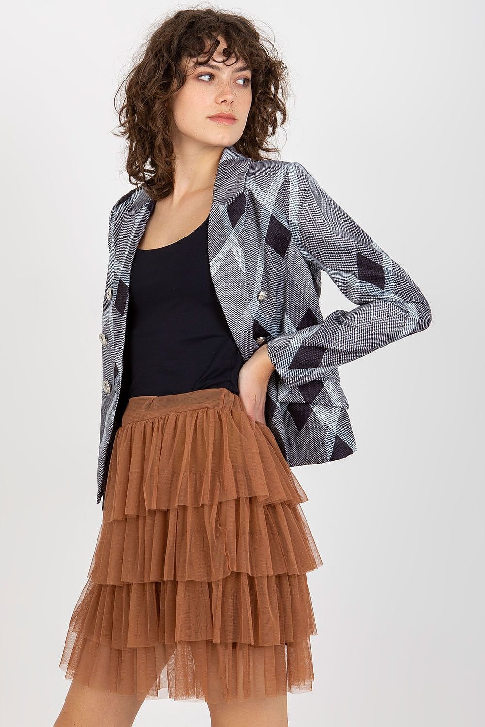 Jupe courte model 206150 Och Bella