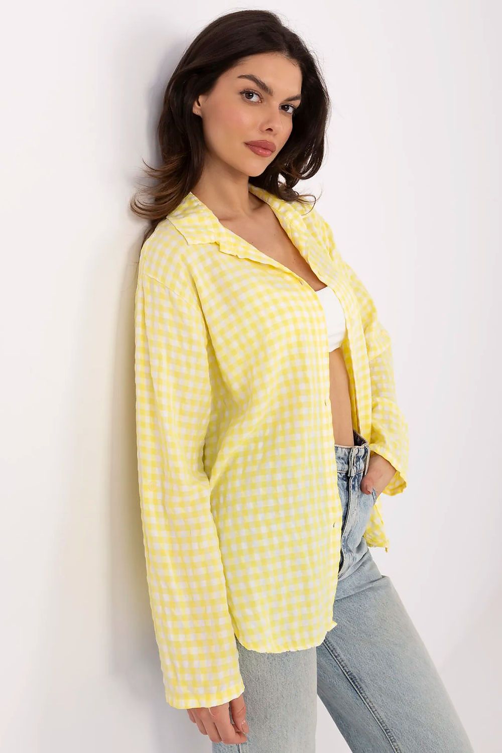  Chemise manche longue model 210001 Italy Moda 