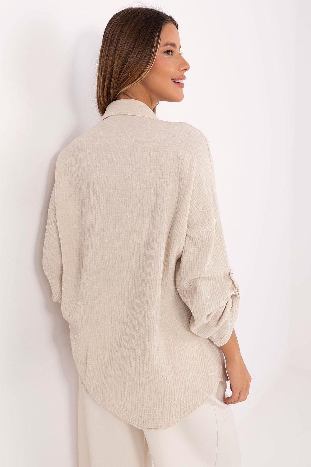  Chemise manche longue model 210011 Italy Moda 