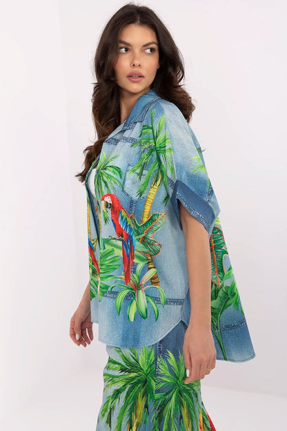  Chemise manche courte model 210034 Italy Moda 