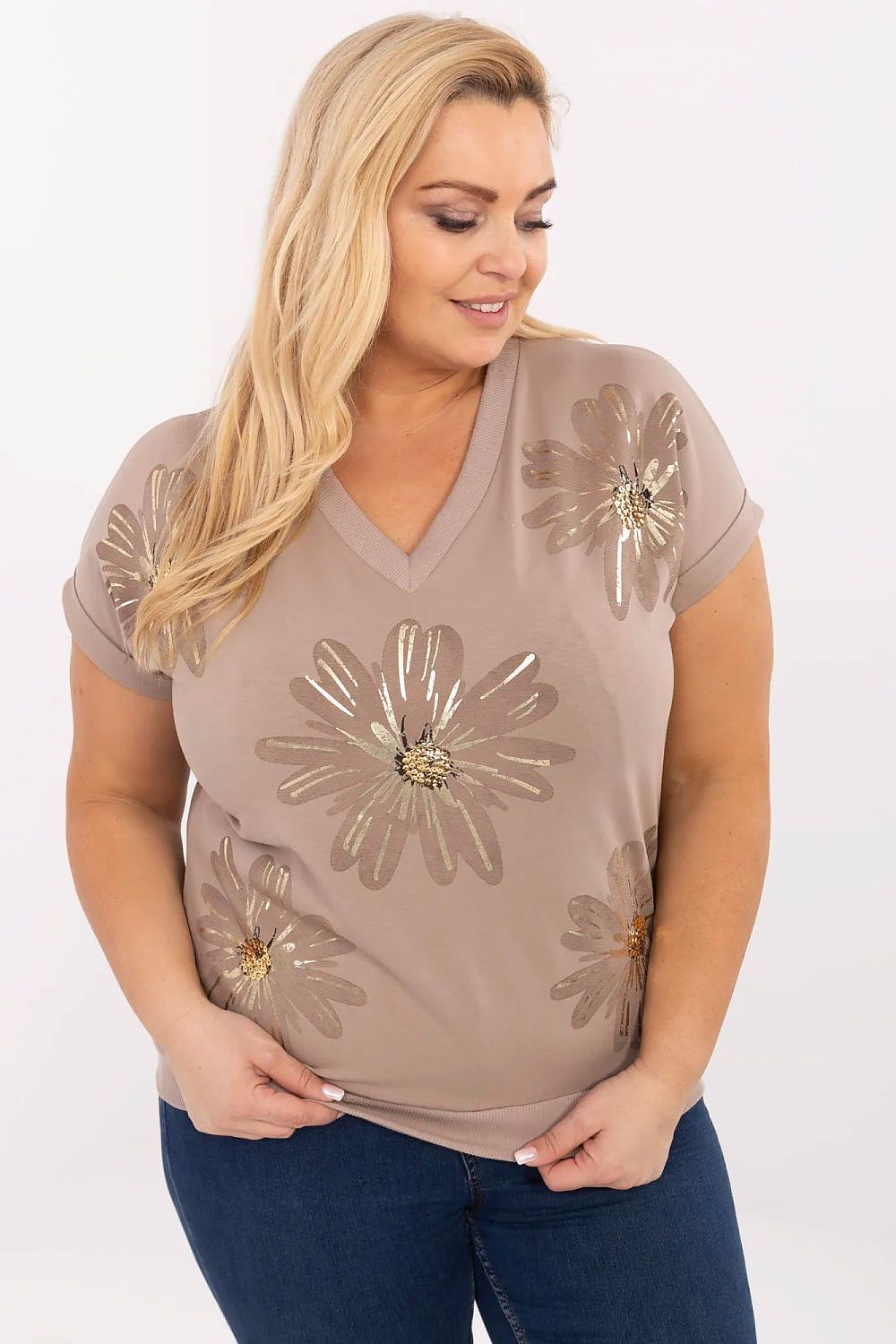  Chemisier grande taille model 211739 Relevance 