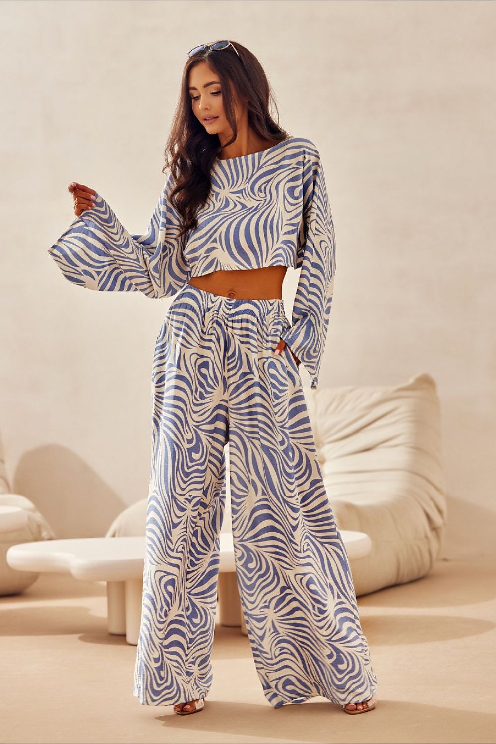  Pantalon femme model 214534 Roco Fashion 