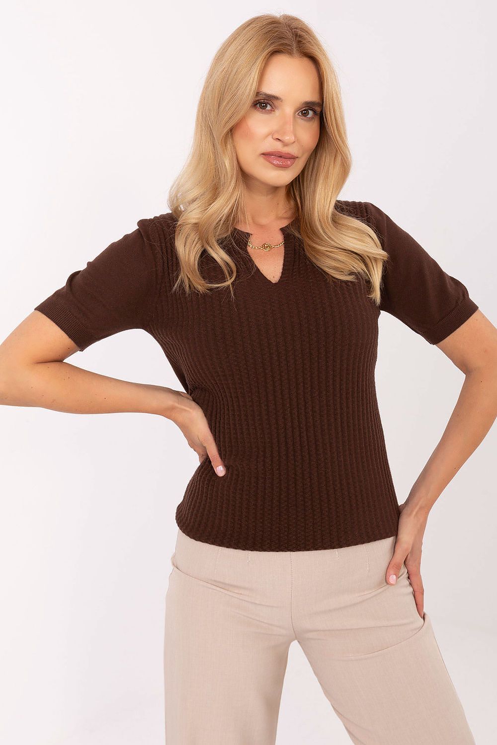  Pull à manches courtes model 216774 Factory Price 