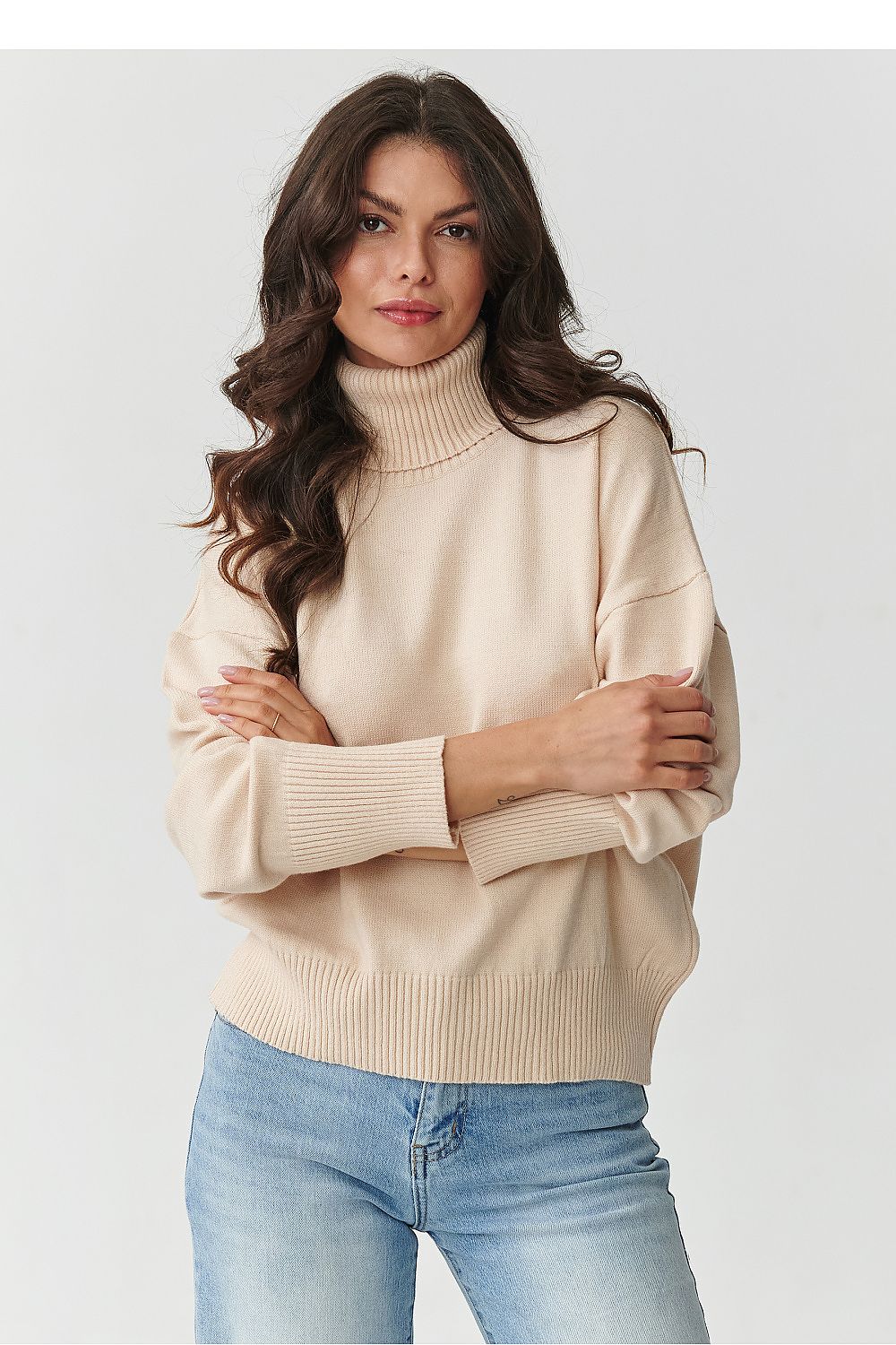  Col roulé model 217393 Makadamia 