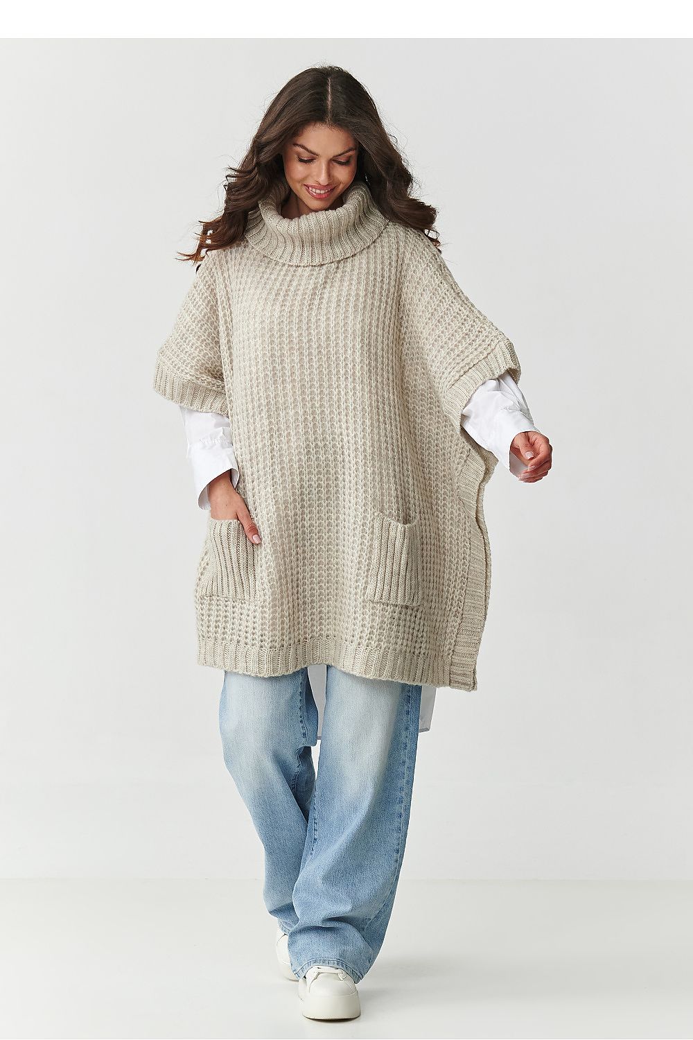  Col roulé model 217656 Makadamia 