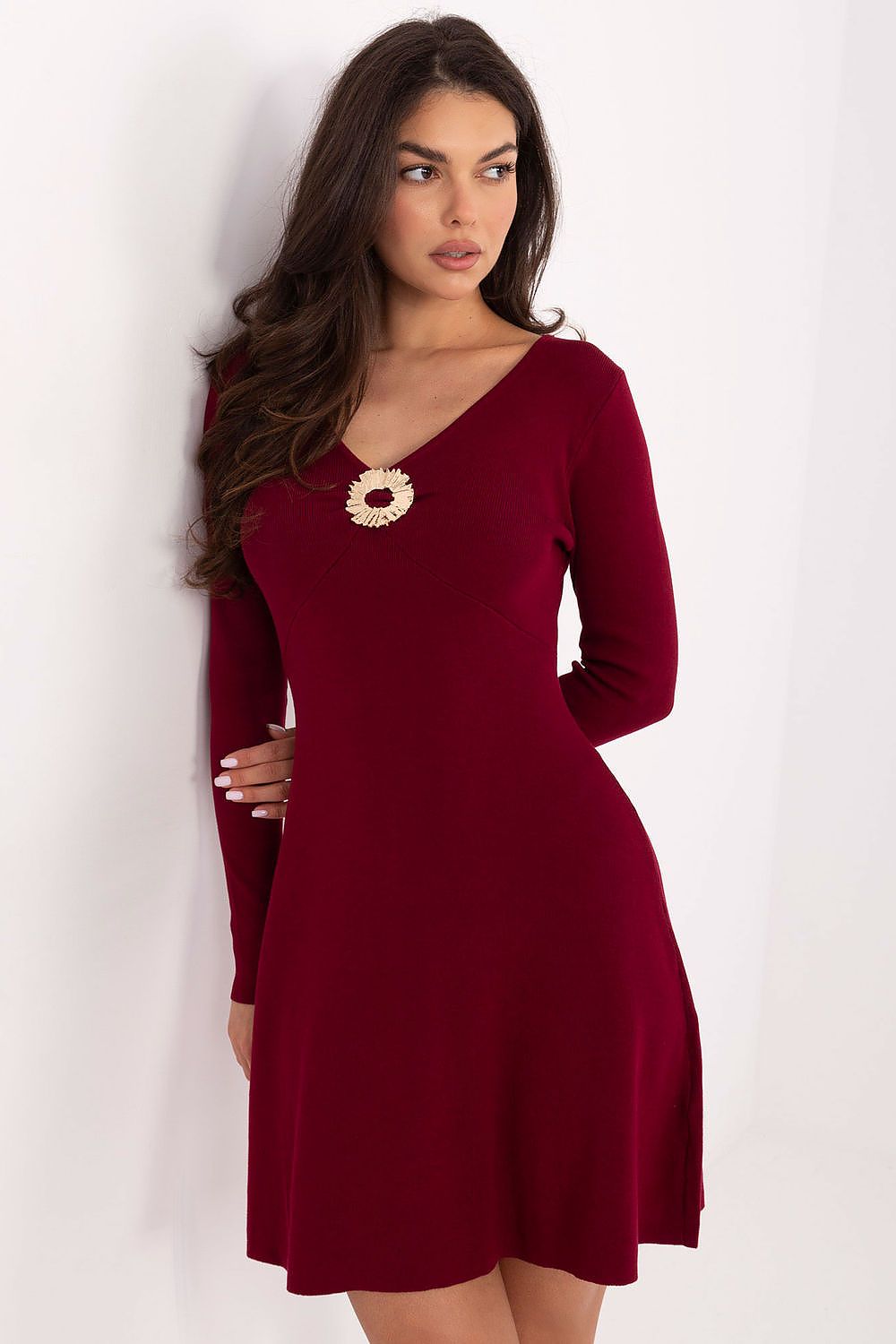  Robe de jour model 218021 Factory Price 