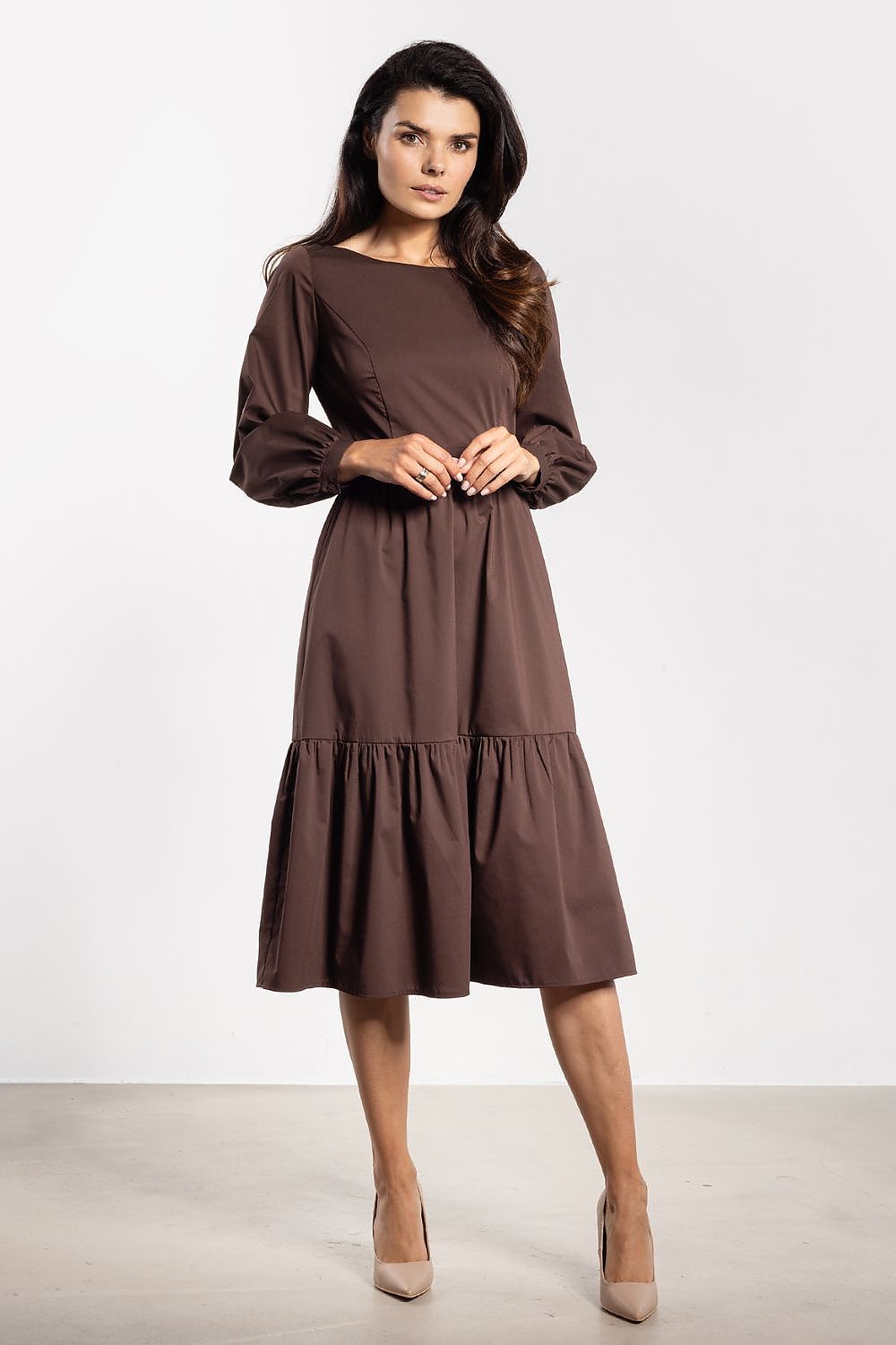  Robe de jour model 219009 awama 