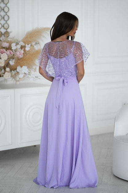  Robe longue model 219693 Bicotone 