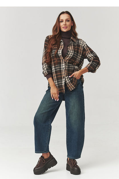  Chemise manche longue model 219733 Makadamia 