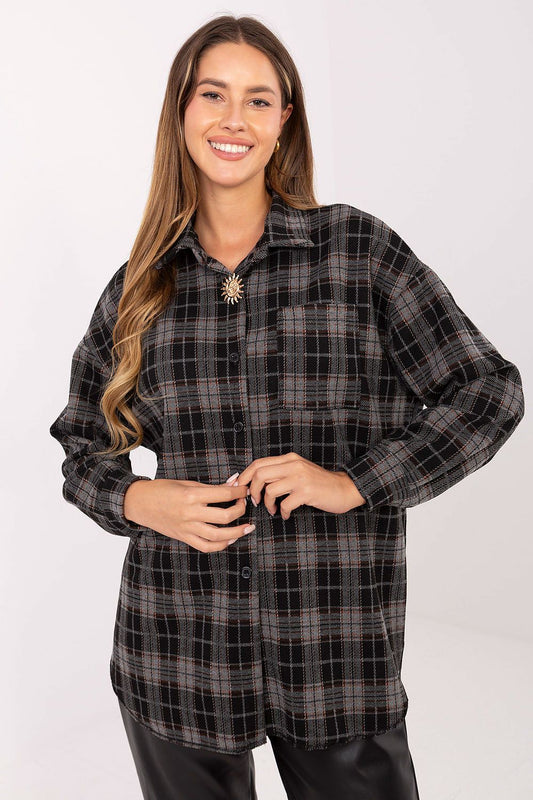  Chemise manche longue model 220042 Italy Moda 