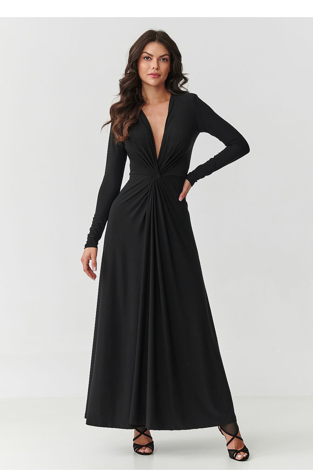  Robe longue model 220464 Makadamia 