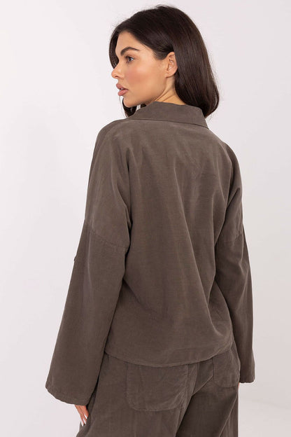  Chemise manche longue model 220824 Italy Moda 