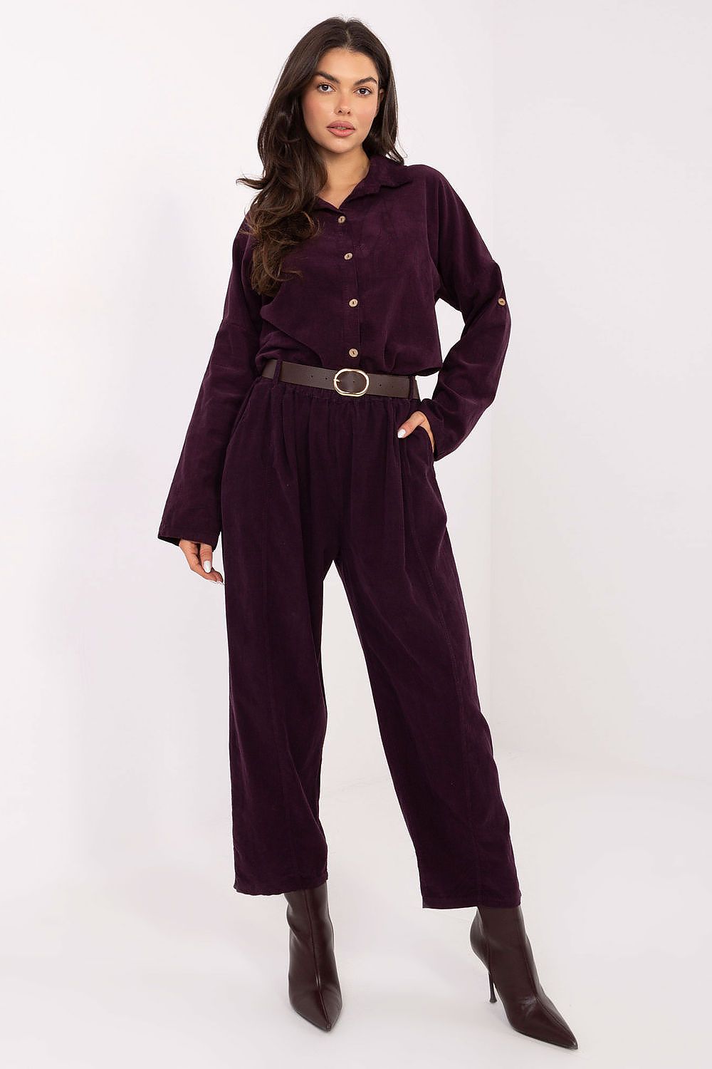  Chemise manche longue model 220825 Italy Moda 