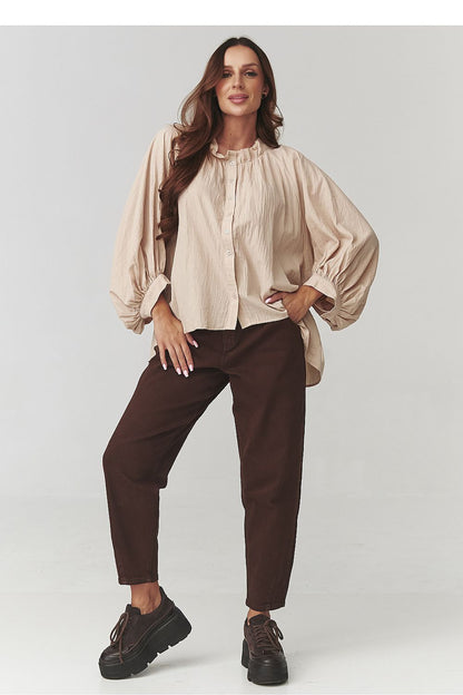  Chemise model 221048 Makadamia 