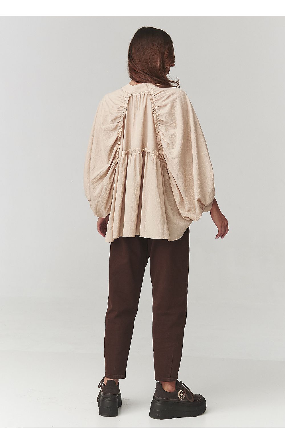  Chemise model 221048 Makadamia 