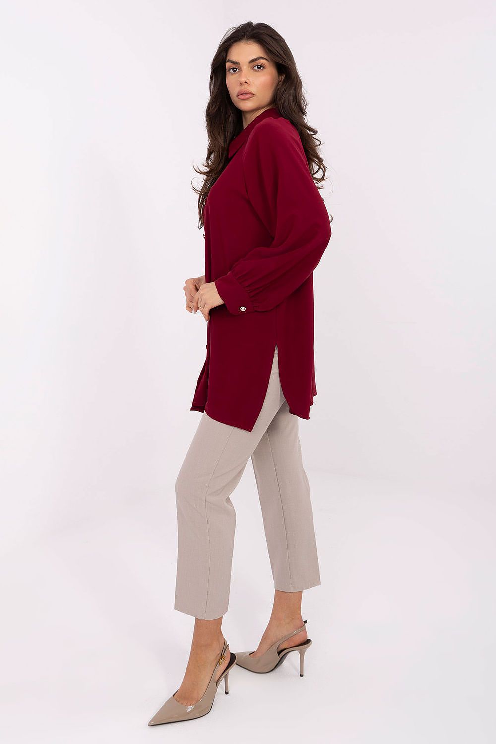  Chemise manche longue model 221398 Factory Price 