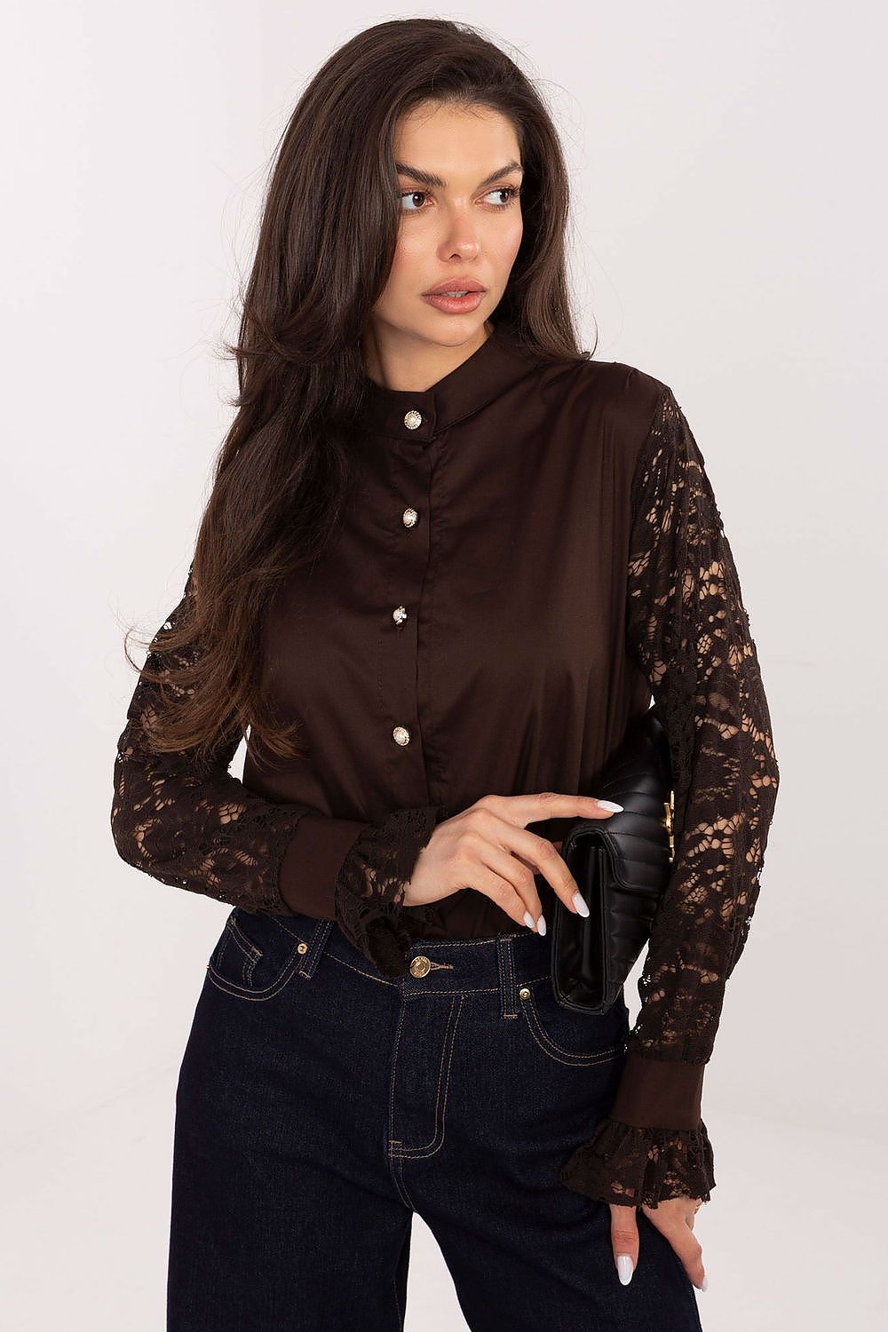  Chemise manche longue model 221577 Italy Moda 