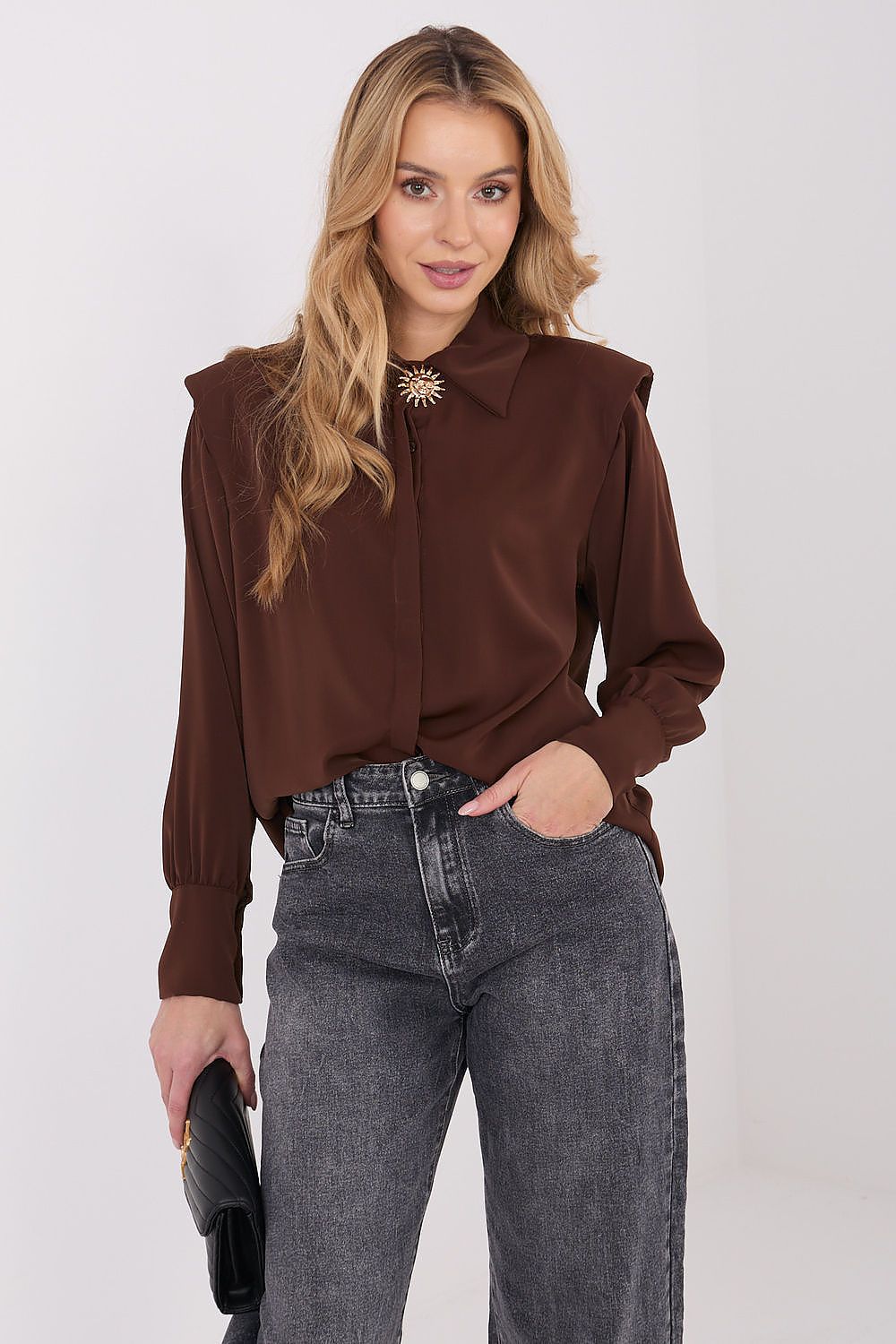  Chemise manche longue model 221754 Italy Moda 