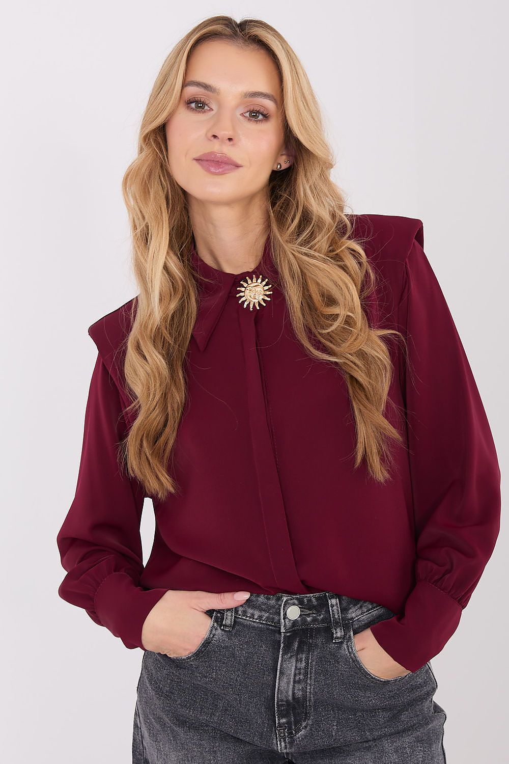  Chemise manche longue model 221755 Italy Moda 