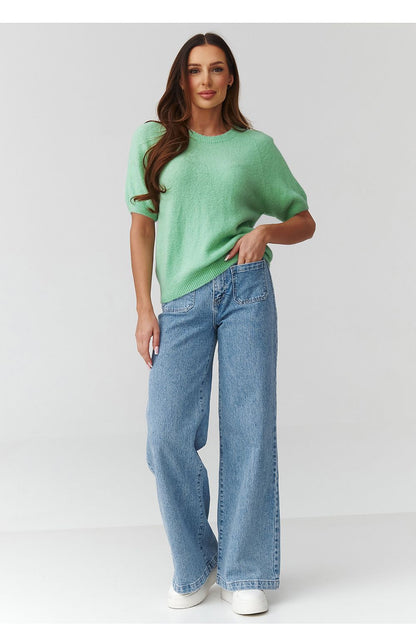  Pull à manches courtes model 224078 Makadamia 