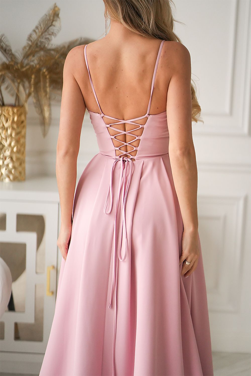  Robe longue model 224294 Bicotone 