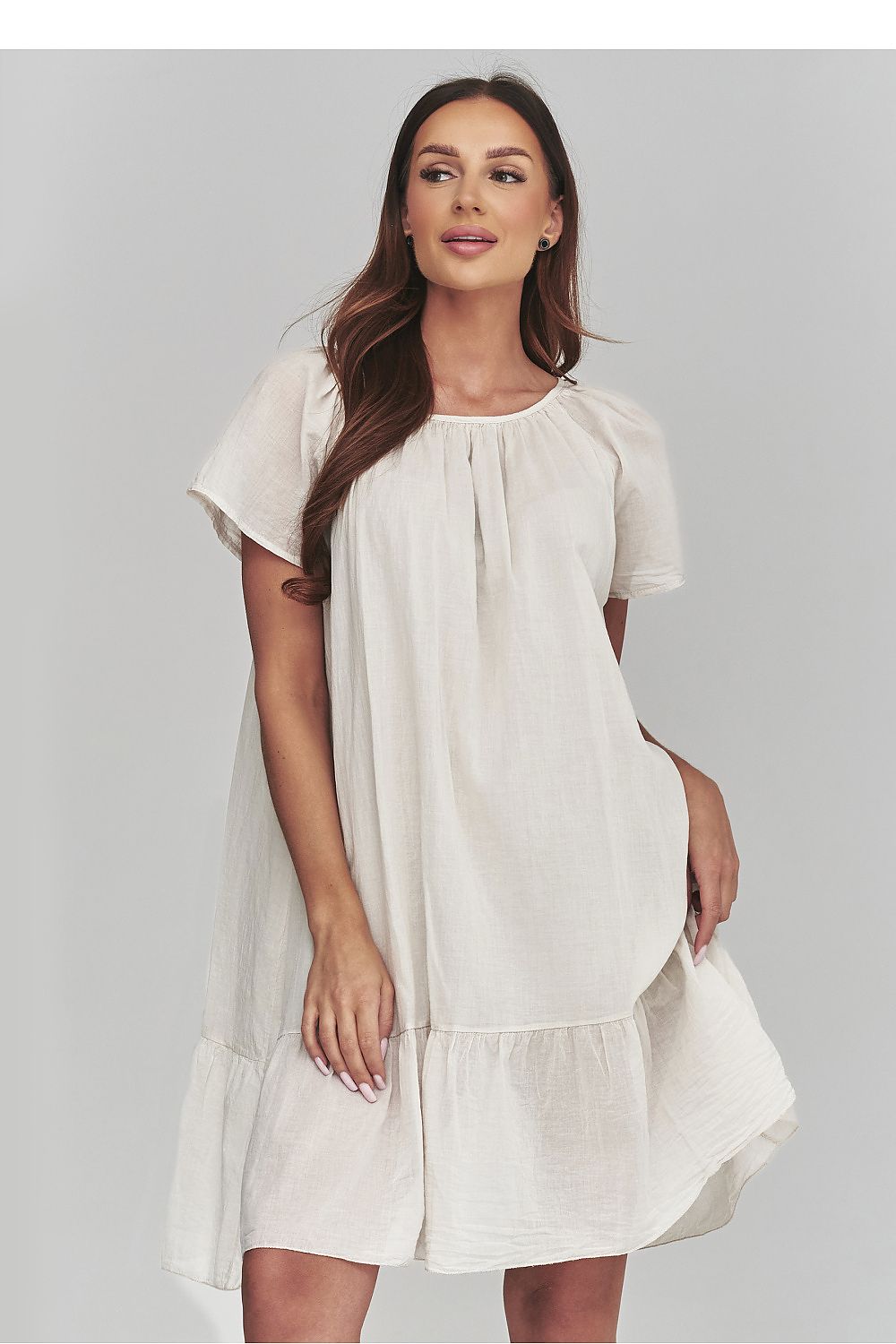  Robe de jour model 228268 Makadamia 