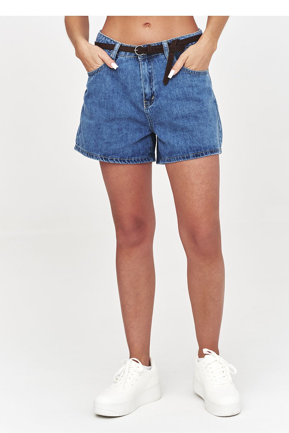 Shorts en jean model 228292 Makadamia 