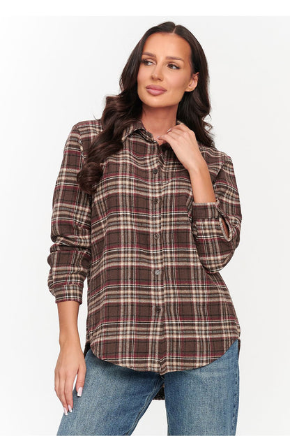  Chemise manche longue model 231008 Makadamia 