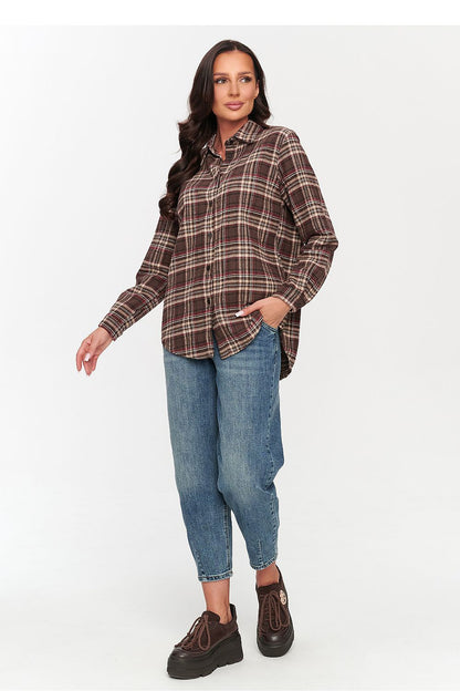  Chemise manche longue model 231008 Makadamia 